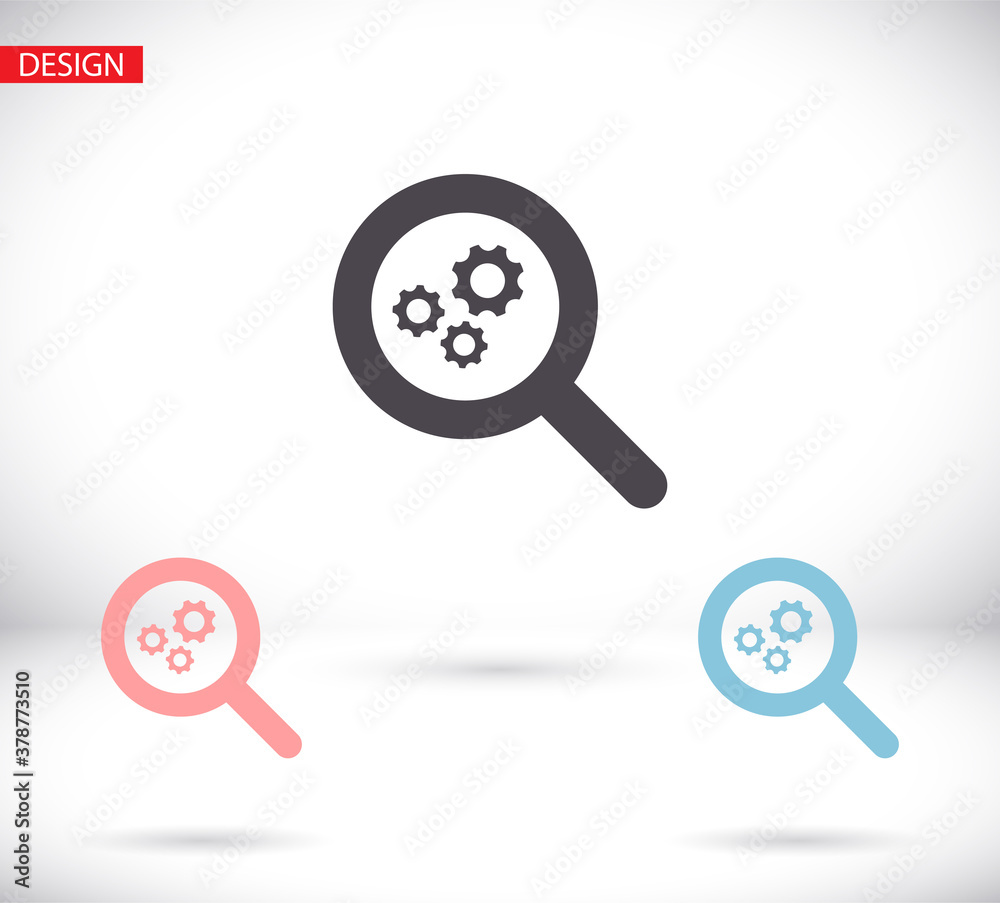 SEO vector icon Vector icon, design illustration for web. Flat style SEO vector icon Vector icon, design illustration for web. Flat style