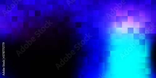 Dark pink  blue vector texture in polygonal style.