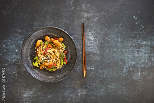 Stir Fried Noodles with Ses...
