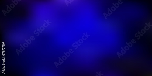 Dark blue, red vector gradient blur backdrop.