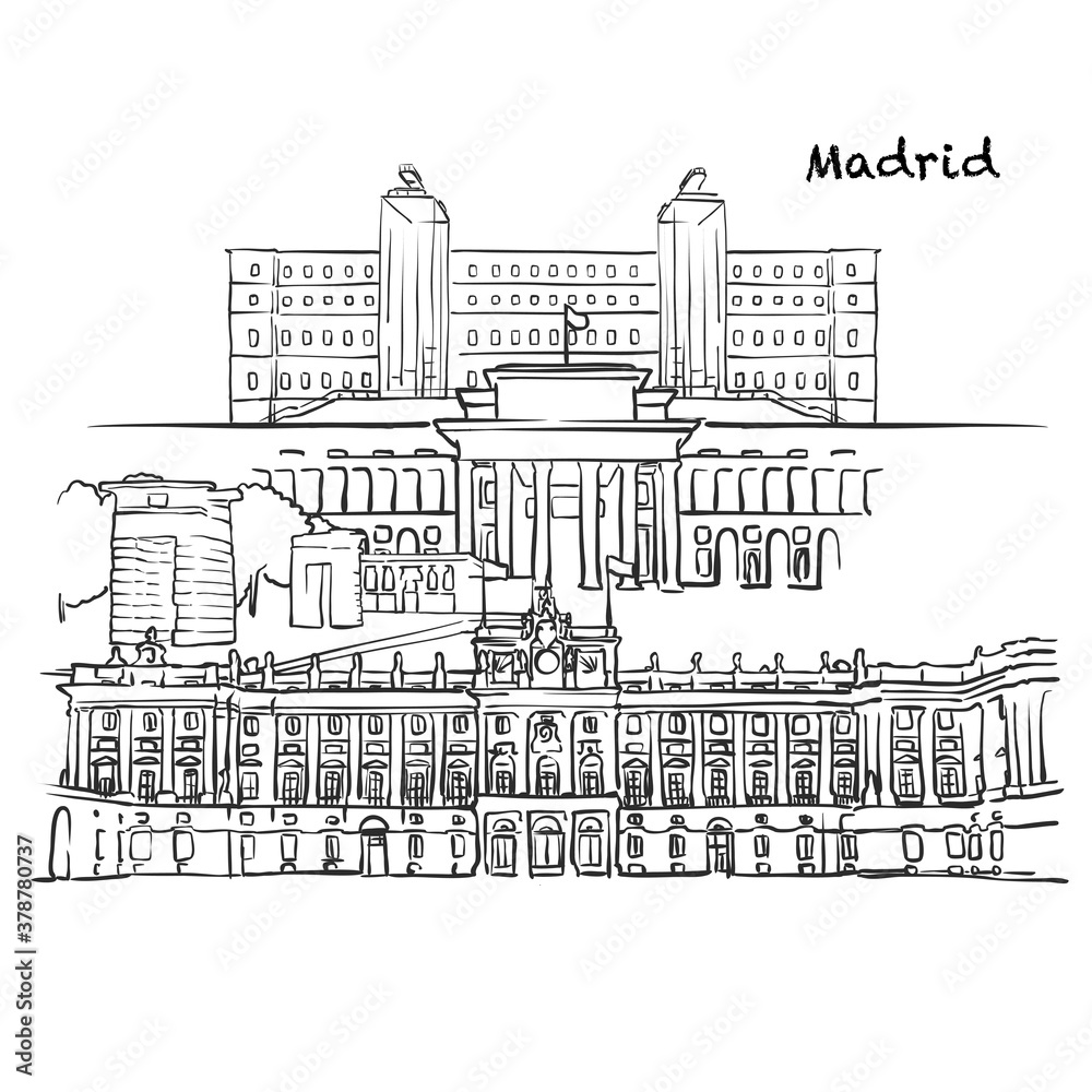 Famous buildings of Madrid