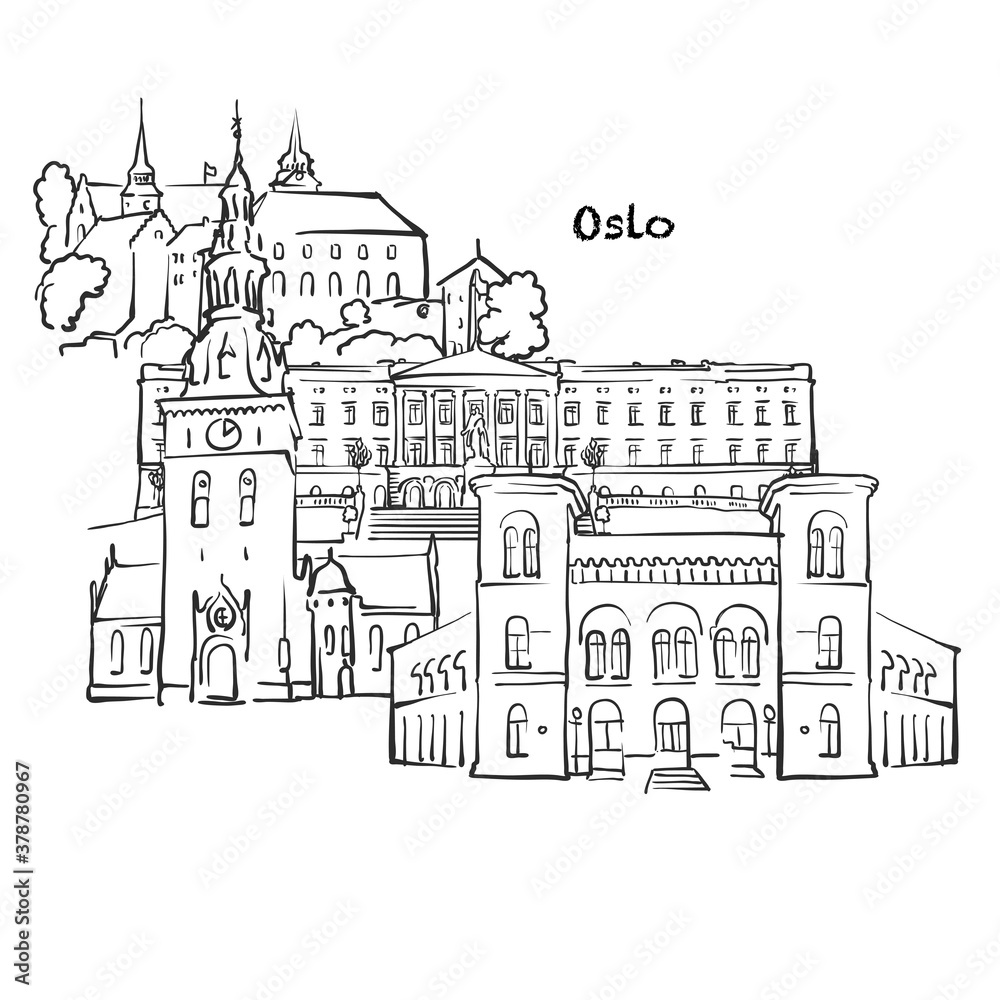 Famous buildings of Oslo
