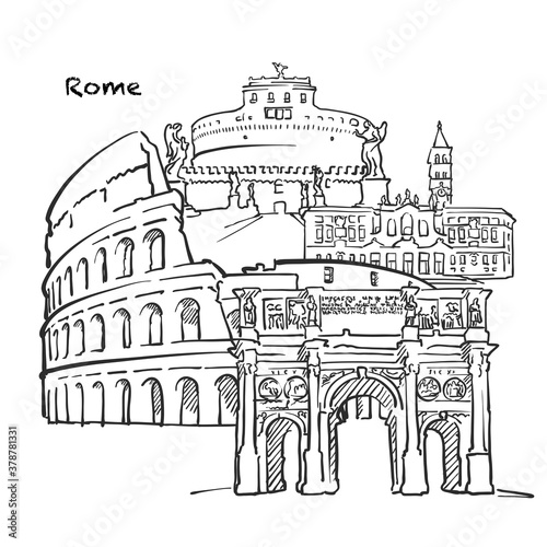Famous buildings of Rome