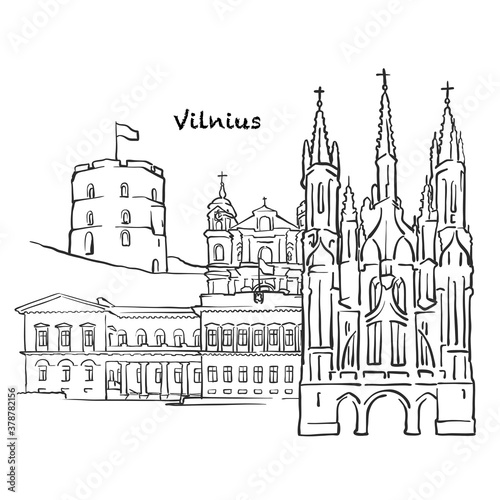 Famous buildings of Vilnius