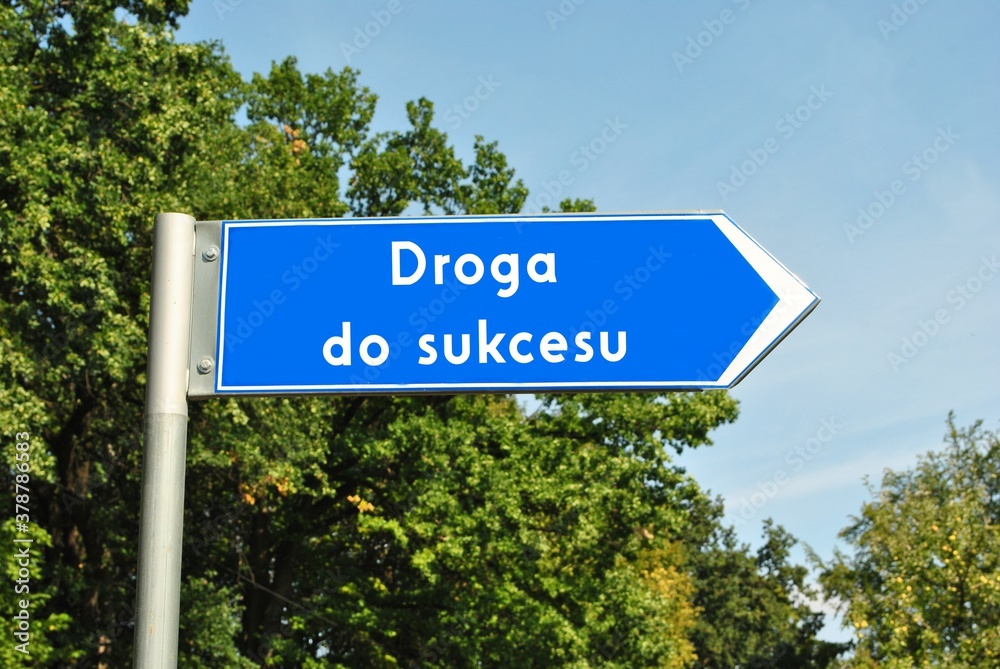 Fototapeta premium Droga do sukcesu