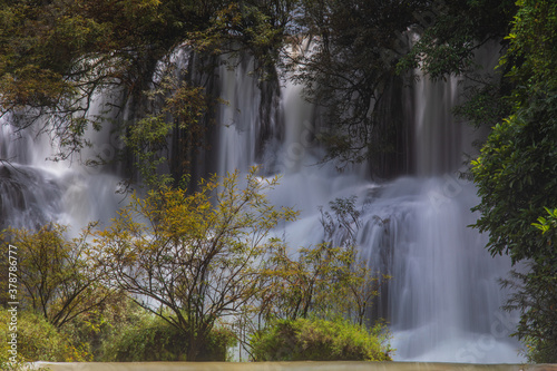 Thi-Lo-Su waterfall, Beautiful waterfall in Tak province, ThaiLand.