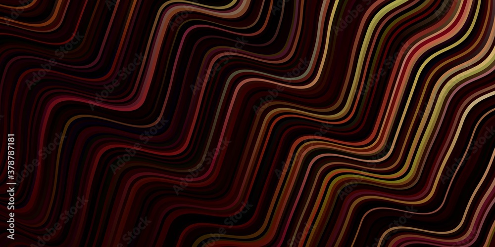 Light Red, Yellow vector layout with wry lines. Light Red, Yellow vector layout with wry lines.