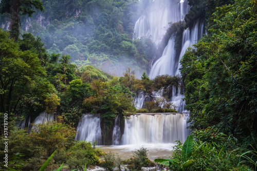 Thi-Lo-Su waterfall, Beautiful waterfall in Tak province, ThaiLand.