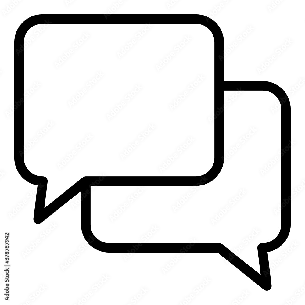 messenger line style icon. very suitable for your creative project messenger line style icon. very suitable for your creative project