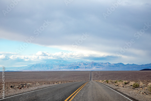 travelling in the death valley desert