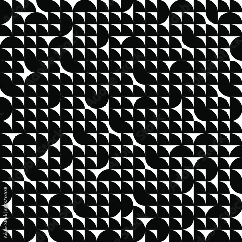 black and white seamless pattern
