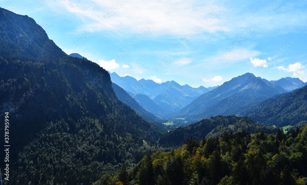 Alp mountains near Oberstdorf Bavaria Allgaeu Alps