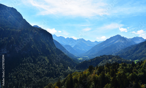 Alp mountains near Oberstdorf Bavaria Allgaeu Alps
