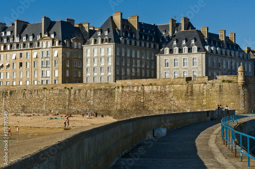 View of the walled city of Saint Malo