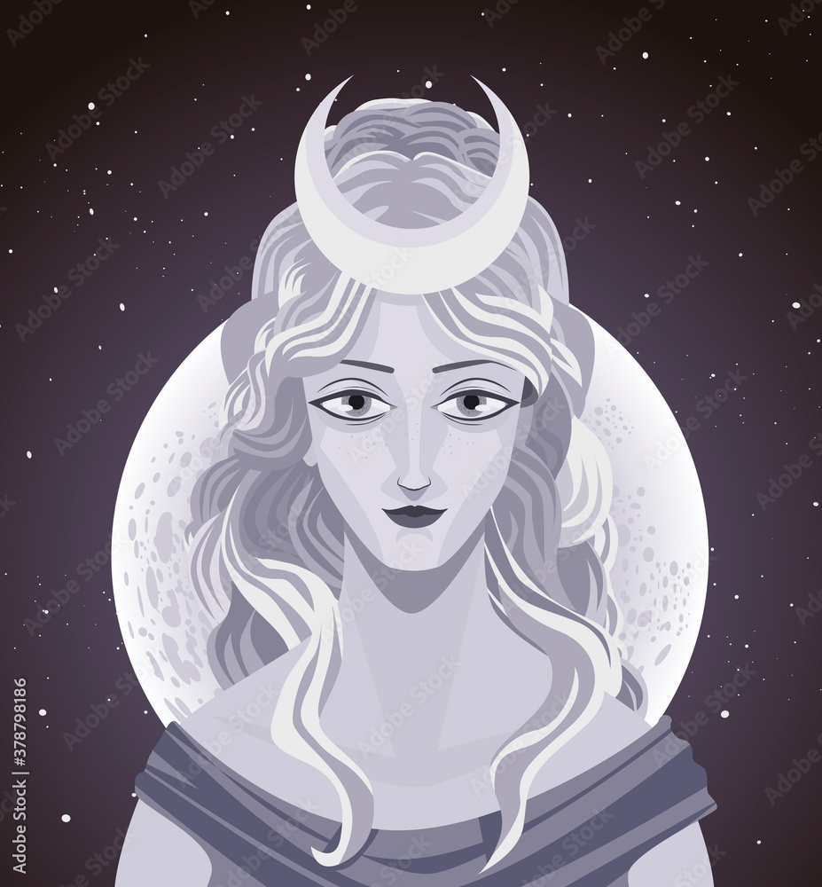 selene goddess of the moon myth