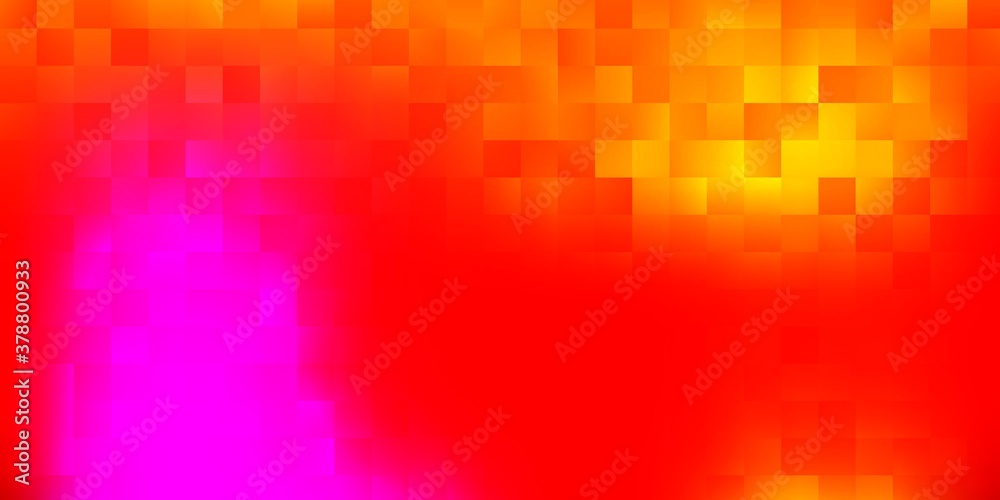 Light pink, yellow vector template with rectangles.