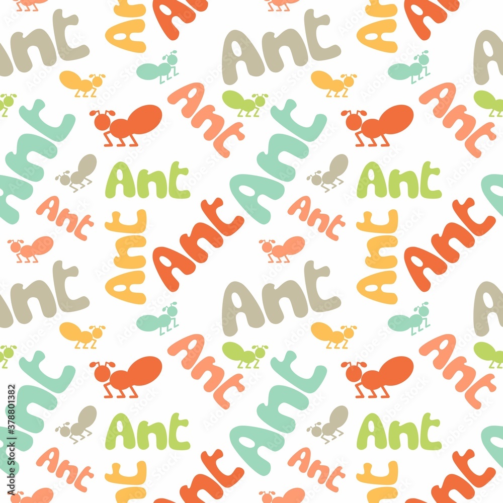 Ant inscription motif