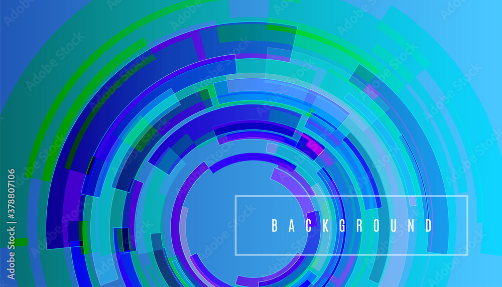 Color geometric gradient, futuristic background.