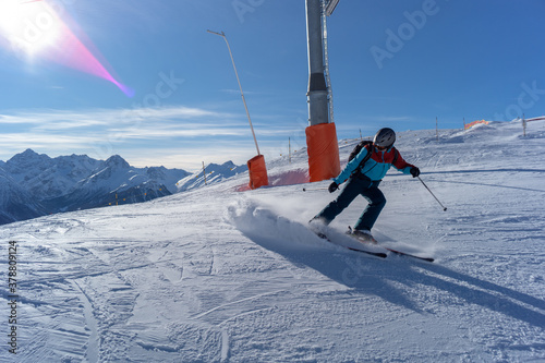 Ski Fahrer