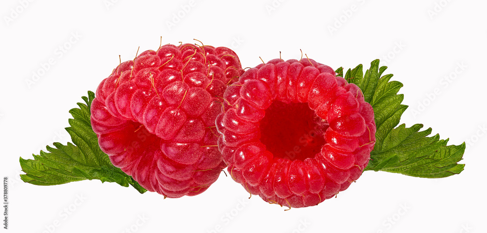Fresh raspberry isolated on white background Fresh raspberry isolated on white background