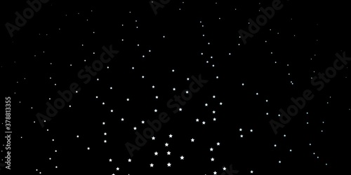 Dark BLUE vector pattern with abstract stars. Decorative illustration with stars on abstract template. Design for your business promotion.