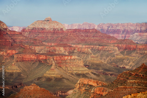 High angle view of a canyon, Grand Canyon National Park, Arizona, USA