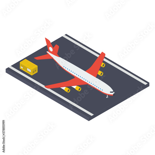 
Worldwide delivery transportation, air freight vector.
