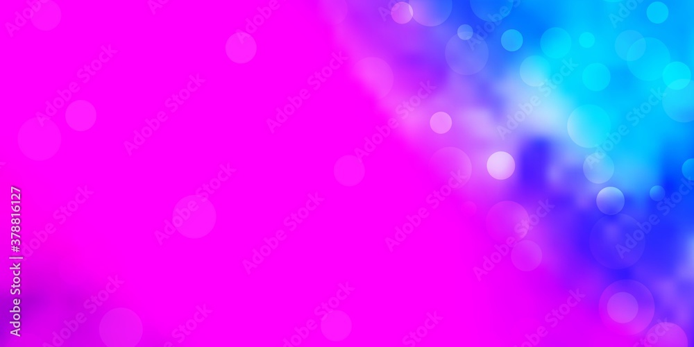 Light Pink, Blue vector texture with circles. Abstract illustration with colorful spots in nature style. Pattern for booklets, leaflets. Light Pink, Blue vector texture with circles. Abstract illustration with colorful spots in nature style. Pattern for booklets, leaflets.