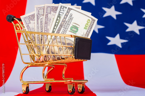 The shopping cart is filled...