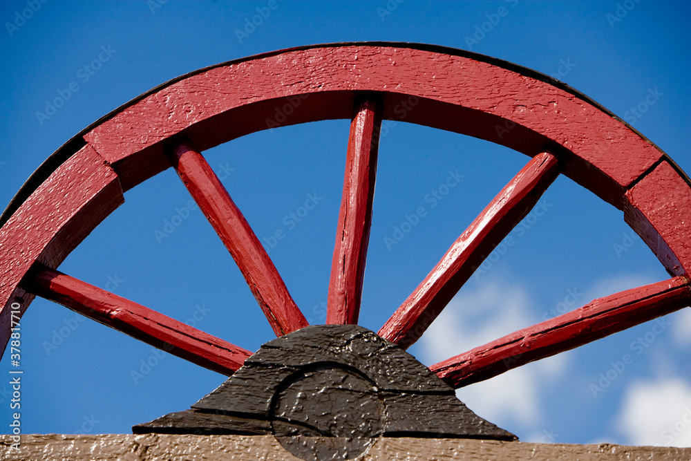 Close-up of a wheel