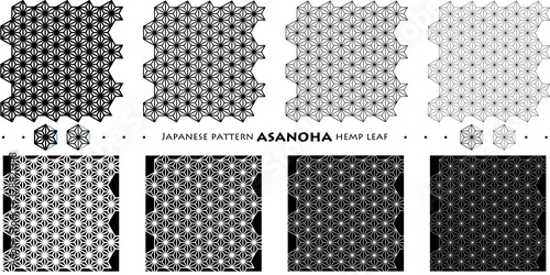 Japanese pattern ASANOHA hemp leaf_seamless pattern_c01