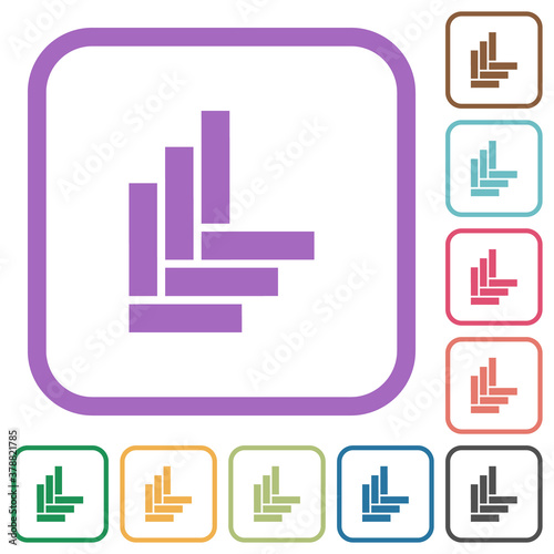 Parquet pattern simple icons