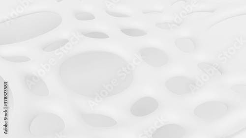 Classy Abstract background. Soft organic  mesh  microscopic  pattern. 3D illustration