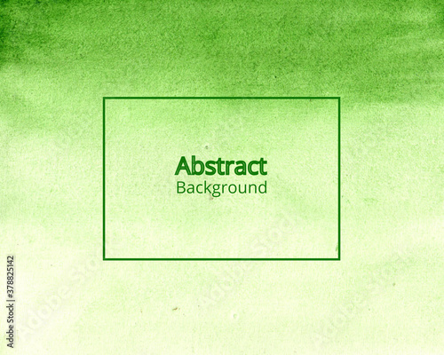 Abstract watercolor green Background design