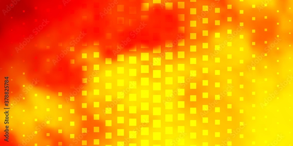 Light Yellow vector texture in rectangular style. Rectangles with colorful gradient on abstract background. Pattern for commercials, ads.