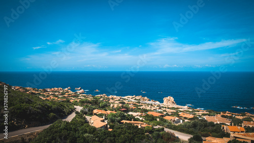 view of the sea and city