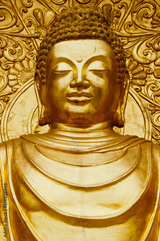 Golden Gautuam Budhha Statue