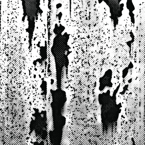 Dirty grunge background. The monochrome texture is old. Vintage worn pattern. The surface is covered with scratches.	
