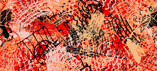 Dirty grunge background. The monochrome texture is old. Vintage worn pattern. The surface is covered with scratches.	
