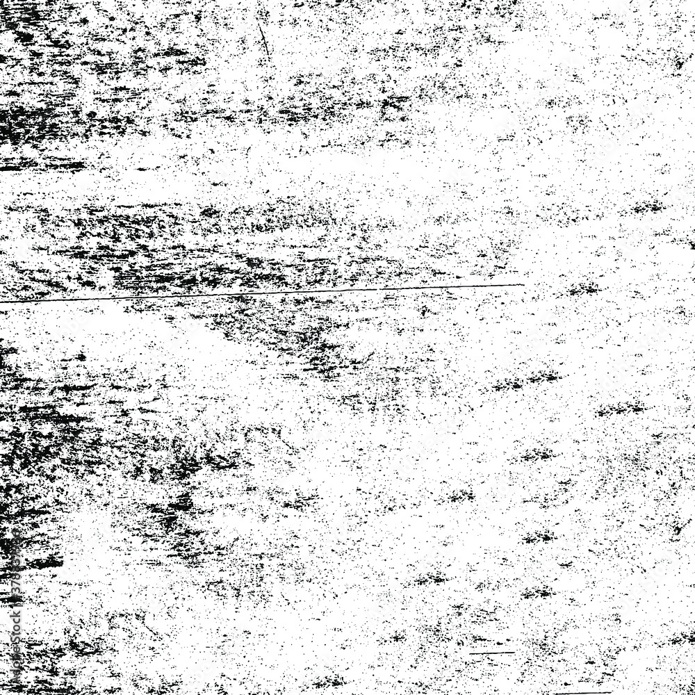 Grunge background black and white. Texture of chips, cracks, scratches, scuffs, dust, dirt. Dark monochrome surface. Old vintage vector pattern	
