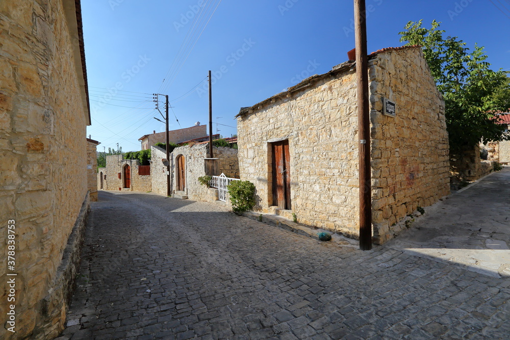 street in the old Cypriot town