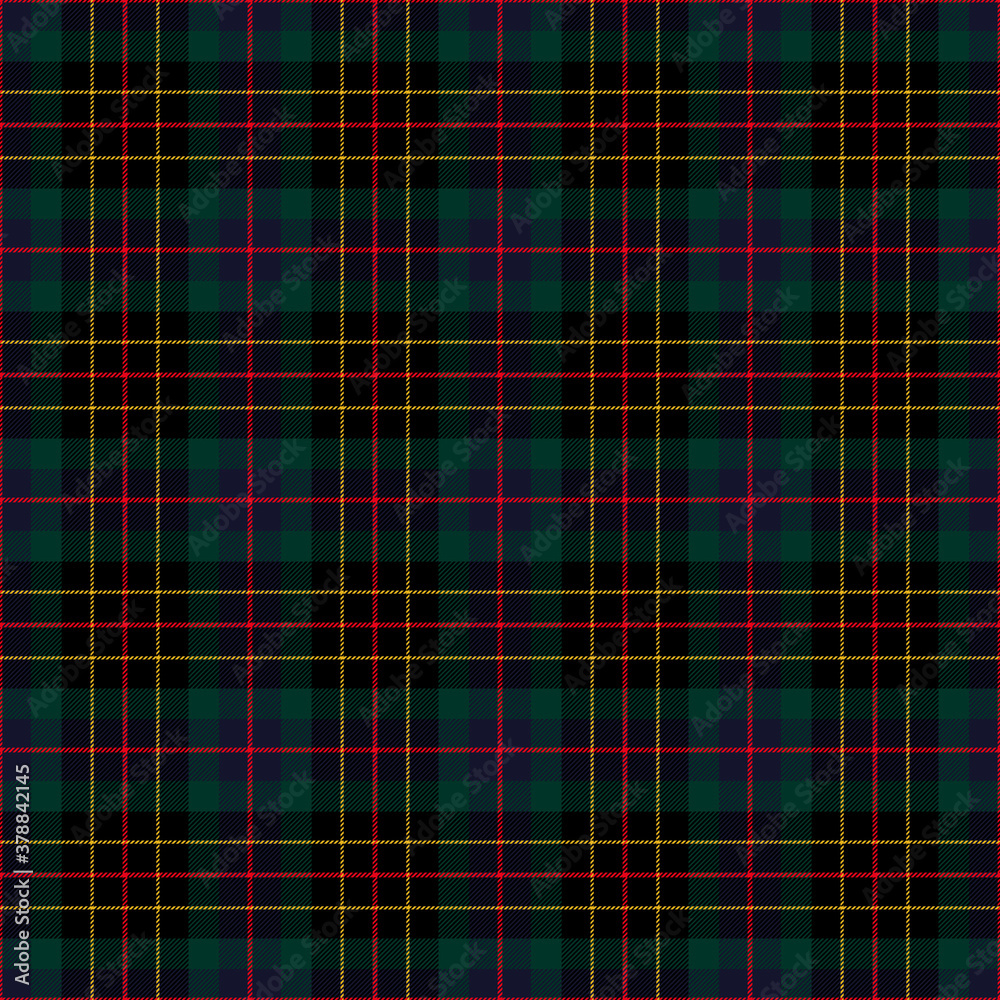 Fototapeta premium Brodie Hunting Modern Tartan Seamless Pattern - Repeating pattern design of Hunting Modern tartan