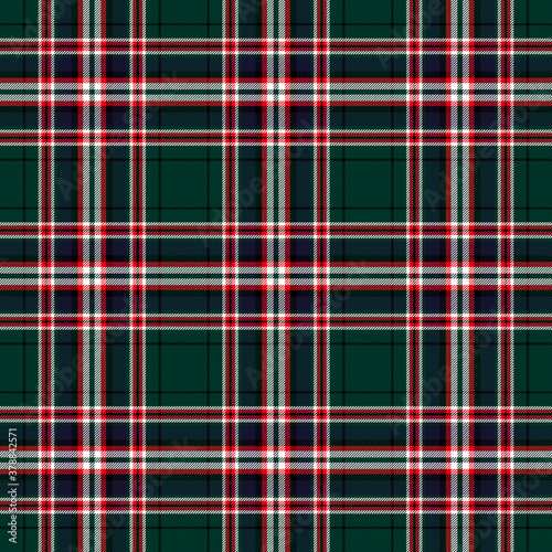 MacFarlane Hunting Modern Tartan Seamless Pattern - Repeating pattern design of Hunting Modern tartan