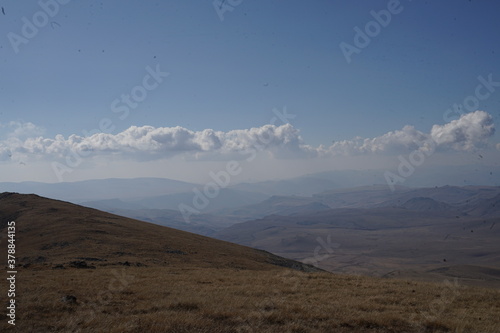 view of the mountains sarıkamış kars