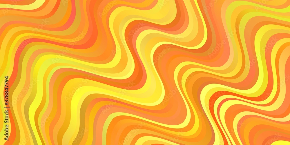 Light Red, Yellow vector texture with wry lines. Light Red, Yellow vector texture with wry lines.