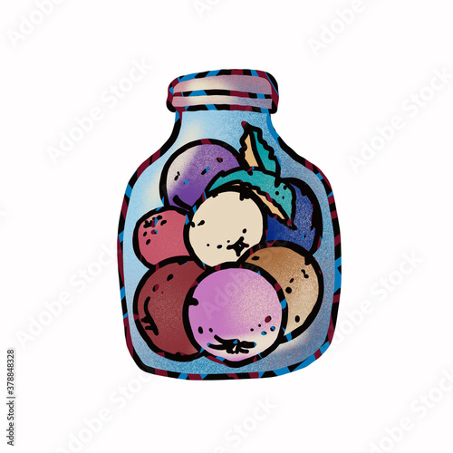 Illustration. Freehand drawing. Doodle. Design for print.
