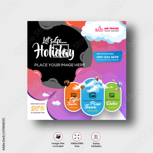 Travel Holiday Instagram Banner
 (ID: 378848535)