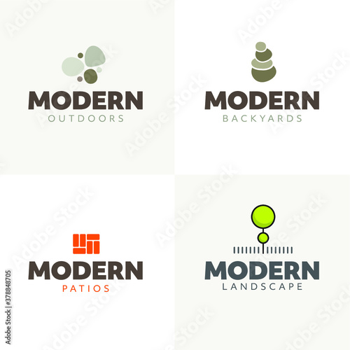 Modern Landscaping Logos