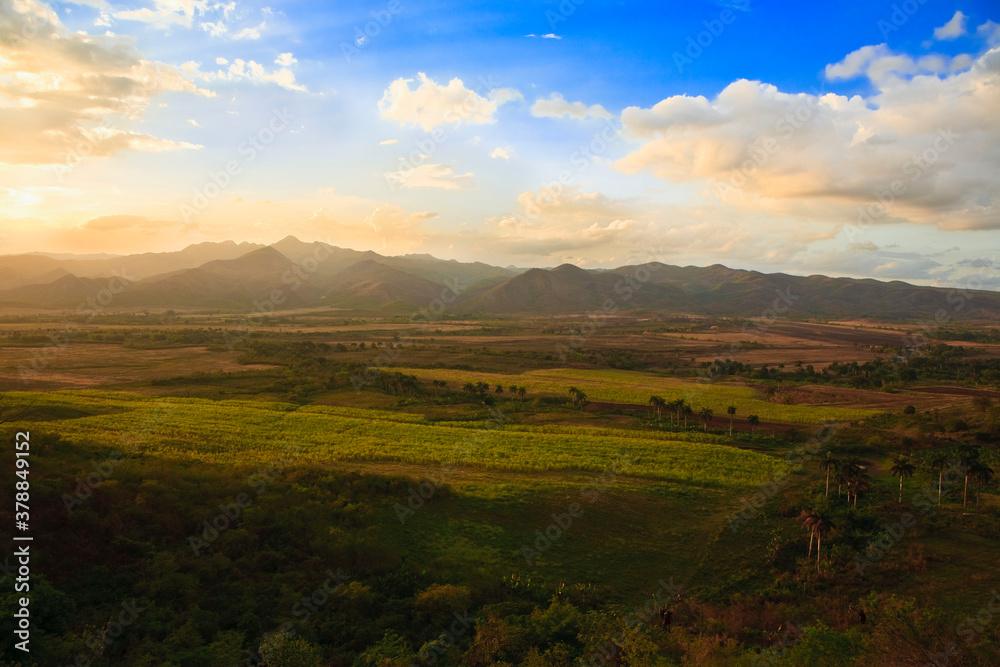 Agricultural field, Valley De Los Ingenios, Trinidad, Sancti Spiritus Province, Cuba Agricultural field, Valley De Los Ingenios, Trinidad, Sancti Spiritus Province, Cuba