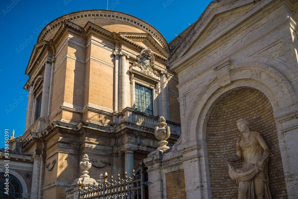 Obraz premium Roma ciudad eterna con muchos monumentos en Italia, Europa